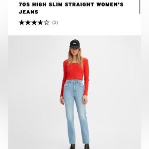 Levi’s 70’s High Slim Straight Women’s Jeans